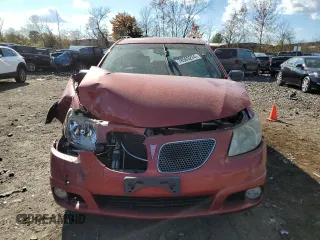 2007 Pontiac Vibe with VIN 5Y2SL65877Z407708, listed as a Copart auction lot 78583274 with 0 mi miles and Salvage Title. Bid and sale history available at carsss.com. Image 5.