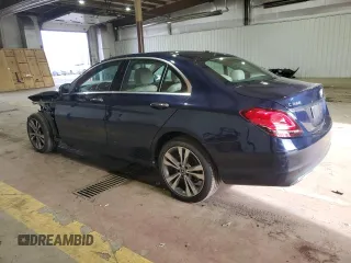 2021 Mercedes-Benz C 300 with VIN W1KWF8EBXMR626969, listed as a Copart auction lot 85229084 with 42,698 mi miles and Salvage Title. Bid and sale history available at carsss.com. Image 2.