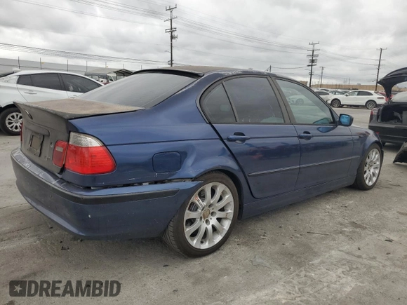 2004 BMW 3 Series 325xi with VIN WBAEU33444PM59813, listed as a Copart auction lot 53677725 with 169,780 mi miles and Salvage Title. Bid and sale history available at carsss.com. Image 3.