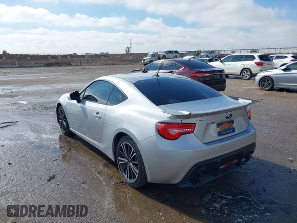 2014 Subaru BRZ Limited with VIN JF1ZCAC11E8604633, listed as a IAAI auction lot 41466704 with 142,025 mi miles. Bid and sale history available at carsss.com. Image 3.