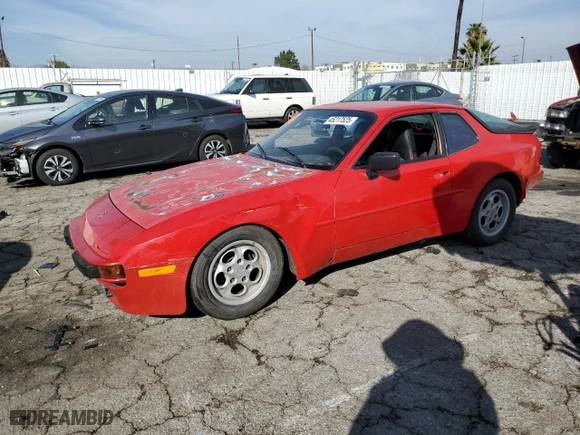 1986 Porsche 944 with VIN WP0AA0943GN450410, listed as a Copart auction lot 45217525 with 94,861 mi miles and Clean Title. Bid and sale history available at carsss.com. Image 1.