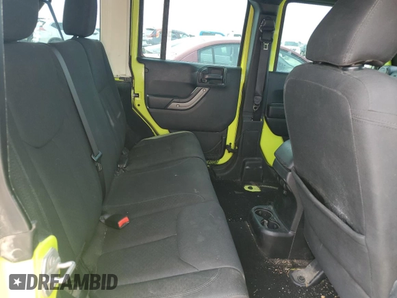 2016 Jeep Wrangler Unlimited Sport RHD with VIN 1C4BJWKG6GL321455, listed as a Copart auction lot 58785665 with 174,553 mi miles and Salvage title. Bid and sale history available at DreamBid. Image 10.