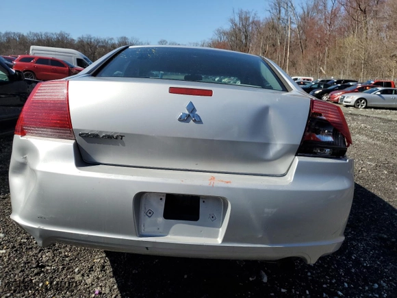 2007 Mitsubishi Galant ES with VIN 4A3AB36F67E054215, listed as a Copart auction lot 49970305 with 188,681 mi miles and Salvage Title. Bid and sale history available at carsss.com. Image 6.