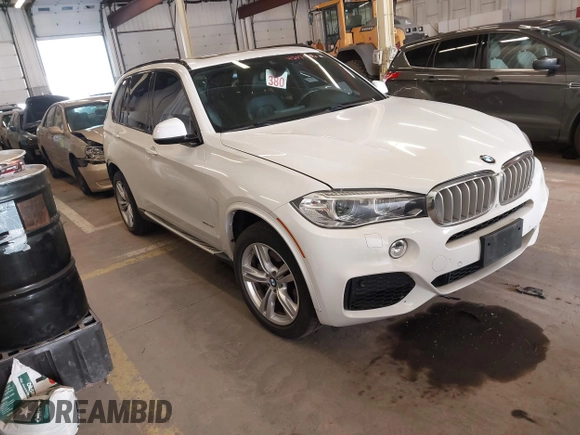 2015 BMW X5 xDrive50i z VIN 5UXKR6C56F0J76986, wystawiony jako IAAI lot #42079106 z przebiegiem 96 220 mil mil oraz . Historia ofert i sprzedaży dostępna na DreamBid. Obrazek 1.