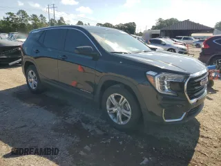 2022 GMC Terrain SLE with VIN 3GKALMEV6NL203500, listed as a Copart auction lot 62190195 with 61,375 mi miles and Salvage title. Bid and sale history available at DreamBid. Image 4.