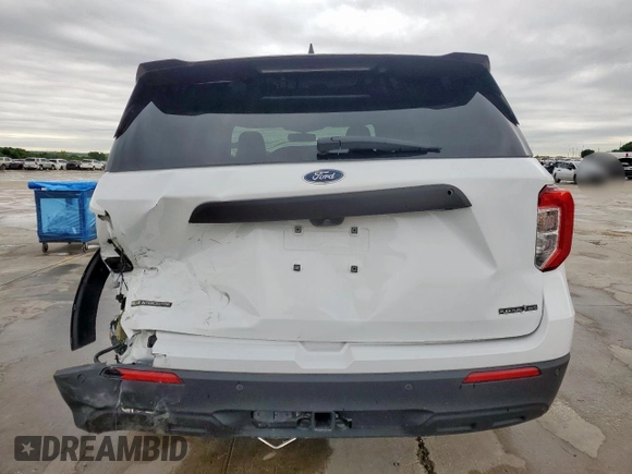 2023 Ford Police Interceptor Utility z VIN 1FM5K8AB9PGA05533, wystawiony jako Copart lot #54873695 z przebiegiem 41 284 mil mil oraz Szkody całkowita. Historia ofert i sprzedaży dostępna na DreamBid. Obrazek 6.