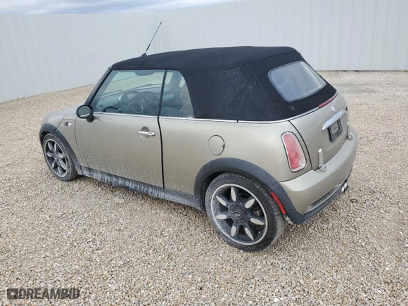 2007 MINI Cooper Convertible S with VIN WMWRH33557TL95520, listed as a Copart auction lot 47685045 with 95,619 mi miles and Clean Title. Bid and sale history available at carsss.com. Image 2.