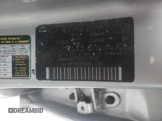 2016 Kia Cadenza Premium with VIN KNALN4D75G5217650, listed as a Copart auction lot 81317474 with 124,915 mi miles and Salvage Title. Bid and sale history available at carsss.com. Image 12.