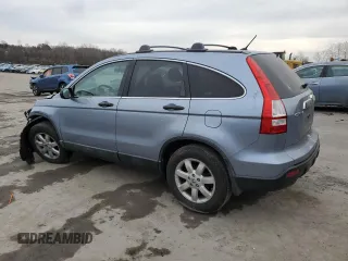 2009 Honda CR-V EX with VIN 5J6RE48599L053866, listed as a Copart auction lot 49388185 with 124,807 mi miles and Salvage Title. Bid and sale history available at carsss.com. Image 2.