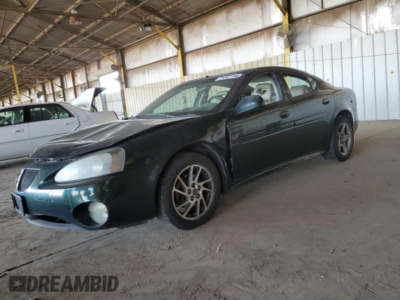 2004 Pontiac Grand Prix GTP with VIN 2G2WR524741124701, listed as a Copart auction lot 75262194 with 106,242 mi miles and Salvage Title. Bid and sale history available at carsss.com. Image 1.