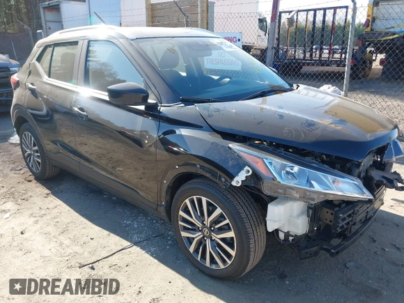 2021 Nissan Kicks SV with VIN 3N1CP5CV9ML523140, listed as a IAAI auction lot 42044267 with 51,182 mi miles and . Bid and sale history available at DreamBid. Image 1.