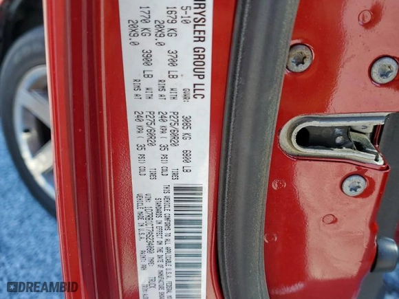 2010 Dodge Ram 1500 SLT with VIN 1D7RB1CT7AS234080, listed as a Copart auction lot 87188914 with 178,459 mi miles and Salvage Title. Bid and sale history available at carsss.com. Image 12.