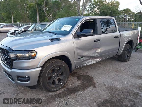 2025 Ram 1500 Big Horn with VIN 1C6RREFG9SN527515, listed as a IAAI auction lot 41952115 with 8,009 mi miles and . Bid and sale history available at DreamBid. Image 18.