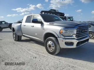 2019 Ram 3500 Longhorn with VIN 3C63RRNL6KG536791, listed as a Copart auction lot 77312014 with 109,985 mi miles and Salvage Title. Bid and sale history available at carsss.com. Image 4.