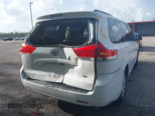 2012 Toyota Sienna XLE AAS with VIN 5TDYK3DC4CS186081, listed as a IAAI auction lot 42481131 with 187,849 mi miles and . Bid and sale history available at DreamBid. Image 4.