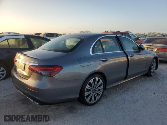 2023 Mercedes-Benz E 450 with VIN W1KZF5KB5PB145167, listed as a Copart auction lot 73649954 with Not Provided miles and Salvage Title. Bid and sale history available at DreamBid. Image 3.