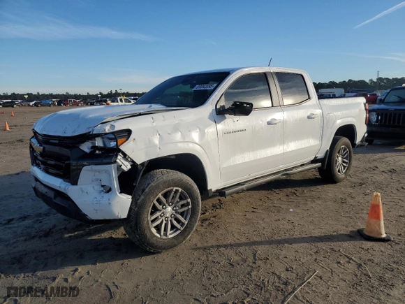 2024 Chevrolet Colorado 2WD LT with VIN 1GCGSCECXR1198865, listed as a Copart auction lot 89092095 with 1,032 mi miles and Salvage Title. Bid and sale history available at carsss.com. Image 1.