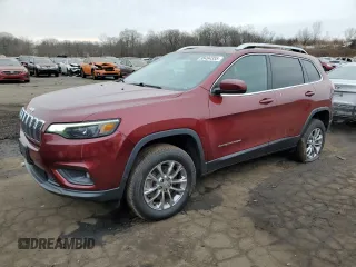 2019 Jeep Cherokee Altitude with VIN 1C4PJMLN2KD258381, listed as a Copart auction lot 88494355 with 86,865 mi miles and Salvage Title. Bid and sale history available at carsss.com. Image 1.