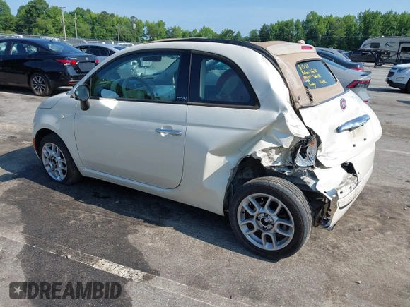 2013 FIAT 500 Pop with VIN 3C3CFFDR7DT512732, listed as a IAAI auction lot 42443988 with 120,681 mi miles and . Bid and sale history available at DreamBid. Image 3.