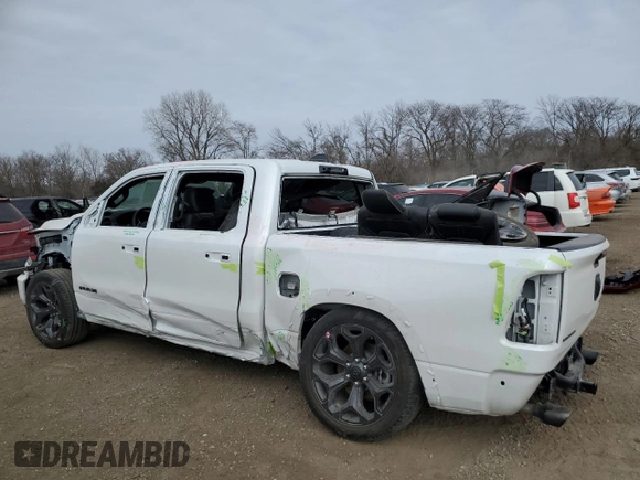 2024 Ram 1500 Limited with VIN 1C6SRFHT9RN102954, listed as a Copart auction lot 44521625 with 13,150 mi miles and Salvage title. Bid and sale history available at DreamBid. Image 2.