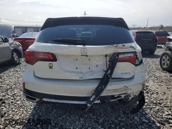 2017 Acura MDX Technology z VIN 5FRYD4H53HB025873, wystawiony jako Copart lot #53134205 z przebiegiem 95 654 mil mil oraz Szkoda całkowita • Salvage title. Historia ofert i sprzedaży dostępna na DreamBid. Obrazek 6.