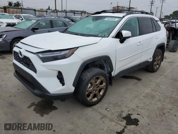 2023 Toyota RAV4 Hybrid XLE with VIN 2T3UWRFV1PW154391, listed as a Copart auction lot 50658455 with 86,579 mi miles and Salvage Title. Bid and sale history available at carsss.com. Image 1.