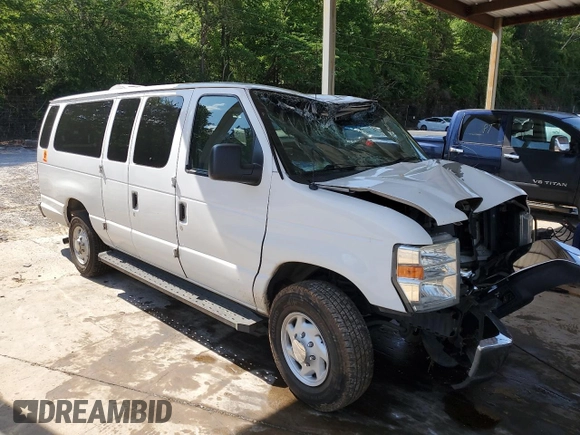 2014 Ford Econoline Passenger XL with VIN 1FBSS3BL5EDA87037, listed as a Copart auction lot 56159675 with Not provided miles and Salvage title. Bid and sale history available at DreamBid. Image 4.
