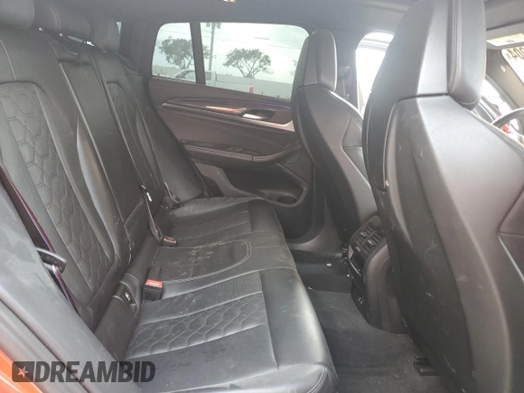 2021 BMW X4 M z VIN 5YMUJ0C02M9F18326, wystawiony jako Copart lot #81575004 z przebiegiem 48 692 mil mil oraz Nie do naprawy • Non repairable. Historia ofert i sprzedaży dostępna na DreamBid. Obrazek 11.