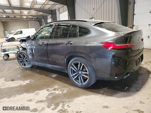 2022 BMW X4 M with VIN 5YM23EC05N9J23246, listed as a Copart auction lot 48730835 with 0 mi miles and Salvage Title. Bid and sale history available at carsss.com. Image 2.