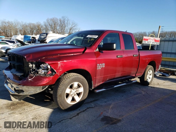 2023 Ram 1500 Tradesman with VIN 1C6RR6FG2PS536619, listed as a Copart auction lot 42996494 with 7,664 mi miles and Salvage title. Bid and sale history available at DreamBid. Image 1.