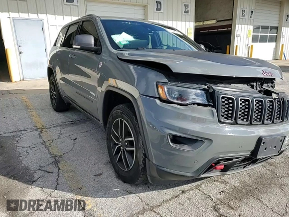 2021 Jeep Grand Cherokee Trailhawk with VIN 1C4RJFLT4MC533986, listed as a Copart auction lot 81338054 with 41,354 mi miles and Salvage Title. Bid and sale history available at carsss.com. Image 12.