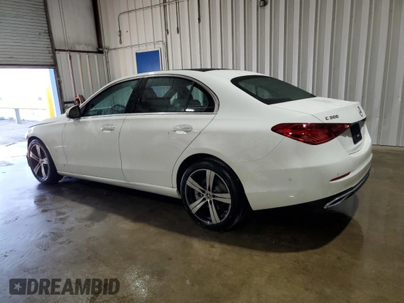 2025 Mercedes-Benz C 300 with VIN W1KAF4HB5SR256235, listed as a Copart auction lot 54407365 with 4,645 mi miles and Clean Title. Bid and sale history available at DreamBid. Image 2.