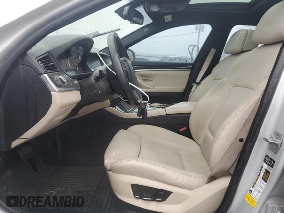 2013 BMW 5 Series 535i with VIN WBAFR7C5XDC829384, listed as a Copart auction lot 49880875 with 133,908 mi miles and Salvage Title. Bid and sale history available at DreamBid. Image 7.