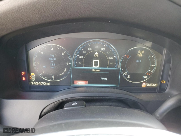 2015 Cadillac Escalade Premium with VIN 1GYS4NKJ4FR644633, listed as a Copart auction lot 68281054 with 143,470 mi miles and Salvage Title. Bid and sale history available at carsss.com. Image 9.