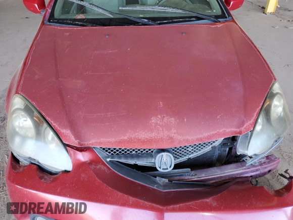2002 Acura RSX Manual with VIN JH4DC53852C040081, listed as a Copart auction lot 61166654 with 334,675 mi miles and Salvage Title. Bid and sale history available at carsss.com. Image 11.