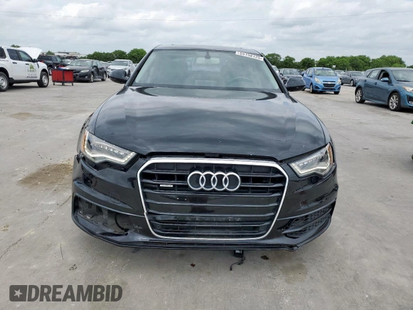 2012 Audi A6 Prestige with VIN WAUHGAFC2CN152517, listed as a Copart auction lot 55158125 with 191,619 mi miles and Salvage title. Bid and sale history available at DreamBid. Image 5.