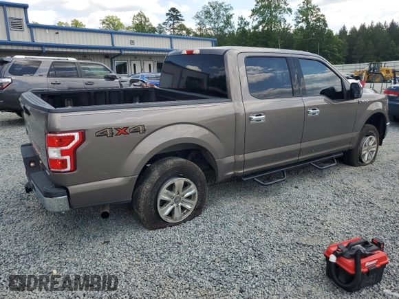 2018 Ford F-150 XL with VIN 1FTEW1EP1JFD62482, listed as a Copart auction lot 56378635 with 56,017 mi miles and Salvage title. Bid and sale history available at DreamBid. Image 3.