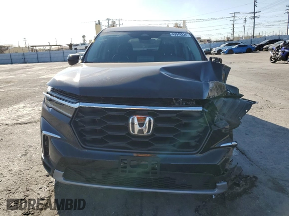 2025 Honda Pilot EX-L z VIN 5FNYG1H48SB083371, wystawiony jako Copart lot #49948825 z przebiegiem 4 772 mil mil oraz Szkoda całkowita • Salvage title. Historia ofert i sprzedaży dostępna na DreamBid. Obrazek 5.