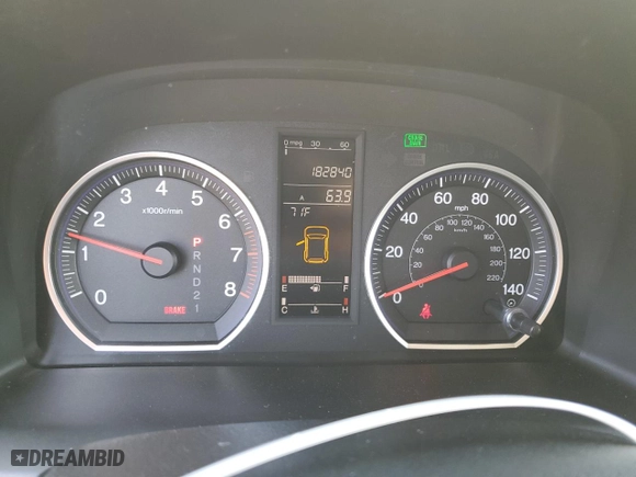 2008 Honda CR-V EX-L with VIN JHLRE48738C044282, listed as a Copart auction lot 48811825 with 182,840 mi miles and Salvage Title. Bid and sale history available at carsss.com. Image 9.