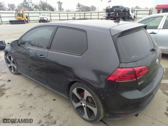 2015 Volkswagen Golf GTI S with VIN 3VWTT7AU5FM057828, listed as a IAAI auction lot 41543265 with 80,524 mi miles. Bid and sale history available at carsss.com. Image 3.