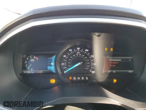 2018 Ford Edge SEL with VIN 2FMPK4J92JBB29978, listed as a Copart auction lot 49971905 with 57,589 mi miles and Clean Title. Bid and sale history available at carsss.com. Image 9.