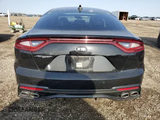 2018 Kia Stinger Premium with VIN KNAE25LA7J6014393, listed as a Copart auction lot 45012435 with 70,021 mi miles and Salvage Title. Bid and sale history available at DreamBid. Image 6.