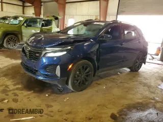 2023 Chevrolet Equinox RS with VIN 3GNAXWEG5PL179617, listed as a Copart auction lot 63740415 with 38,195 mi miles and Non repairable. Bid and sale history available at DreamBid. Image 1.