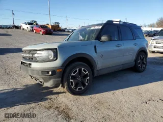 2021 Ford Bronco Sport Outer Banks with VIN 3FMCR9C6XMRB13866, listed as a Copart auction lot 47821115 with 0 mi miles and Salvage Title. Bid and sale history available at carsss.com. Image 1.