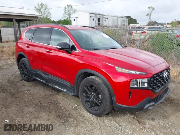 2022 Hyundai Santa Fe SEL with VIN 5NMS64AJ6NH393466, listed as a IAAI auction lot 41943864 with 12,676 mi miles and . Bid and sale history available at DreamBid. Image 1.