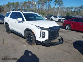 2024 Hyundai Palisade XRT with VIN KM8R34GE3RU730803, listed as a IAAI auction lot 41238679 with 6,645 mi miles. Bid and sale history available at carsss.com. Image 1.