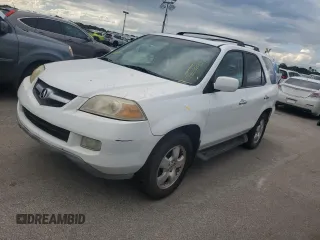 2005 Acura MDX with VIN 2HNYD18265H528934, listed as a Copart auction lot 74598924 with 0 mi miles and Non Repairable. Bid and sale history available at carsss.com. Image 1.