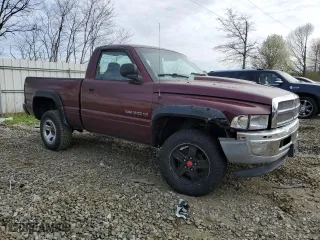 2001 Dodge Ram 1500 with VIN 1B7HF16Y61S235366, listed as a Copart auction lot 52591425 with 112,715 mi miles and Salvage Title. Bid and sale history available at carsss.com. Image 4.