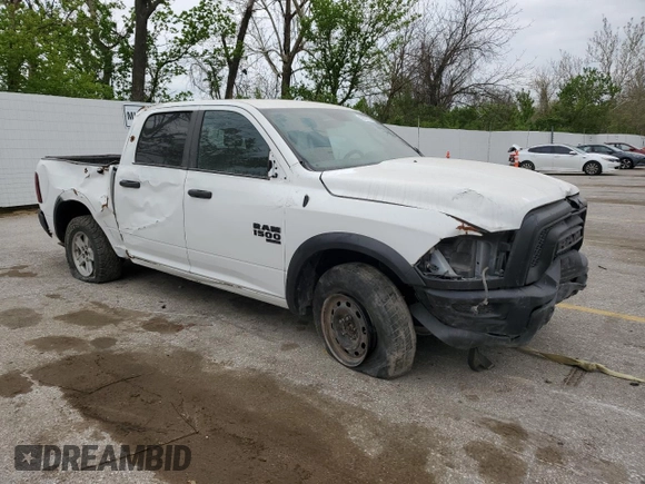 2024 Ram 1500 Classic Warlock with VIN 1C6RR7LG1RS157592, listed as a Copart auction lot 53907815 with 27,175 mi miles and Salvage Title. Bid and sale history available at carsss.com. Image 4.