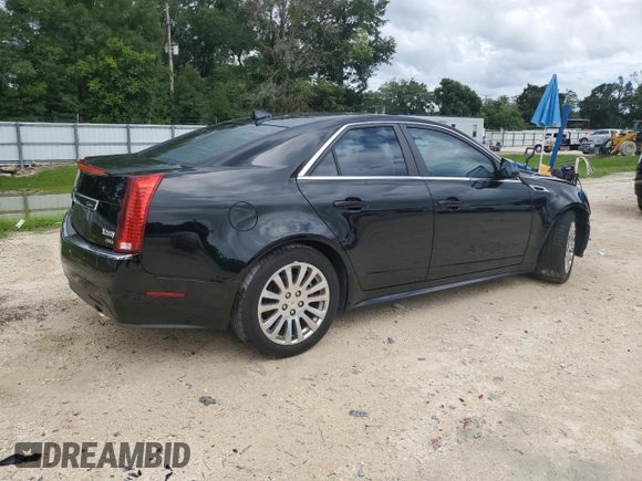 2013 Cadillac CTS Premium with VIN 1G6DP5E34D0112743, listed as a Copart auction lot 63029475 with 132,020 mi miles and Salvage title. Bid and sale history available at DreamBid. Image 3.